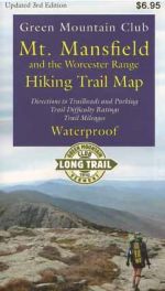 GMC Mount Mansfield and Worcester Range Hiking Trail Map